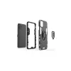 Husa iPhone 11 Pro Lemontti Ring Armor Kickstand Negru