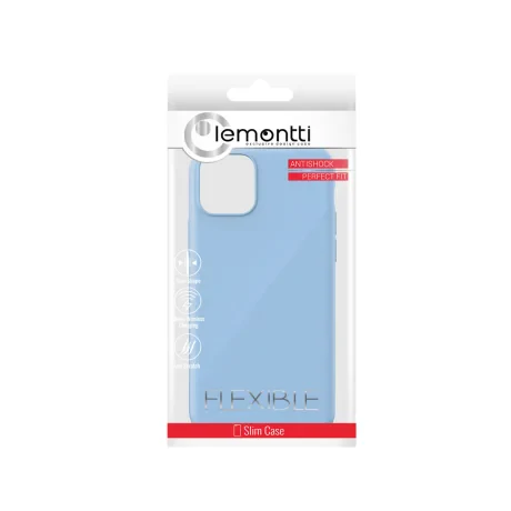 Husa iPhone 11 Pro Lemontti Silicon Soft Slim Ocean Blue