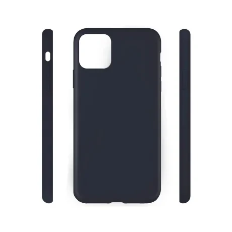 Husa iPhone 11 Pro Max Lemontti Liquid Silicon Dark Blue