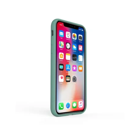 Husa iPhone 11 Pro Max Lemontti Liquid Silicon Forest Green