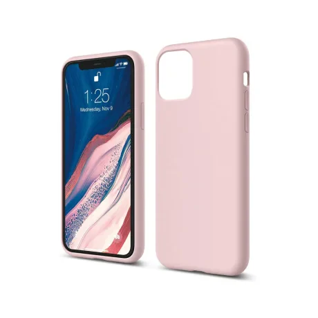 Husa iPhone 11 Pro Max Lemontti Liquid Silicon Pink Sand