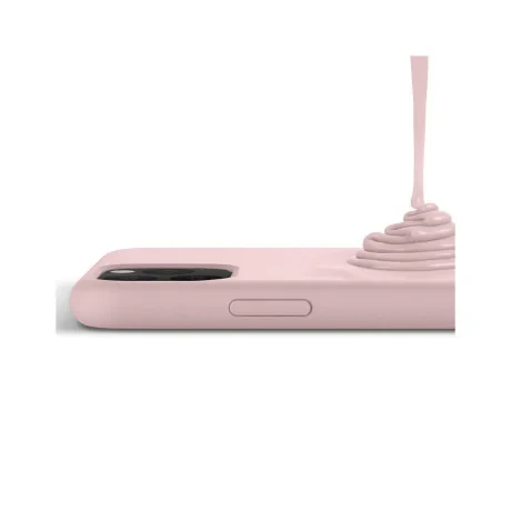 Husa iPhone 11 Pro Max Lemontti Liquid Silicon Pink Sand