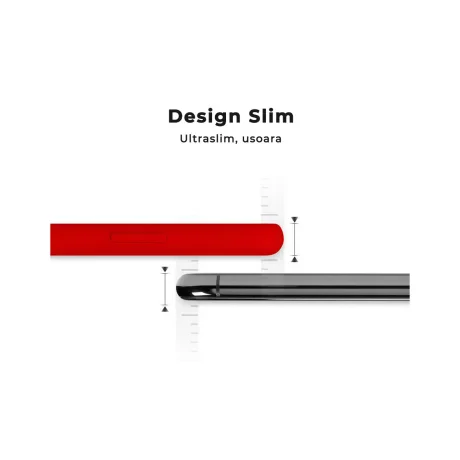 Husa iPhone 11 Pro Max Lemontti Liquid Silicon Red