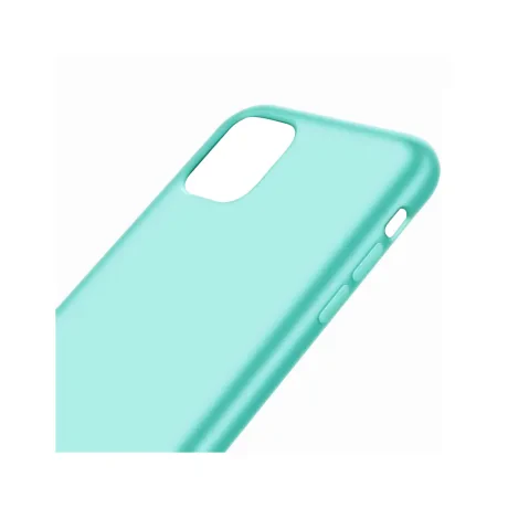 Husa iPhone 11 Pro Max Lemontti Liquid Silicon Tiffany Blue