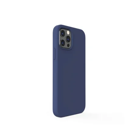Husa iPhone 12 / 12 Pro Lemontti Liquid Silicon Dark Blue