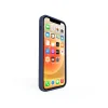 Husa iPhone 12 / 12 Pro Lemontti Liquid Silicon Dark Blue