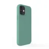Husa iPhone 12 / 12 Pro Lemontti Liquid Silicon Forest Green