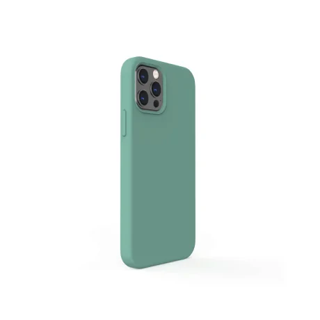 Husa iPhone 12 / 12 Pro Lemontti Liquid Silicon Forest Green