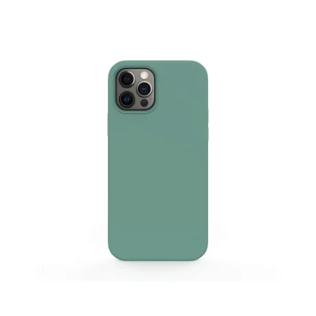 Husa iPhone 12 / 12 Pro Lemontti Liquid Silicon Forest Green