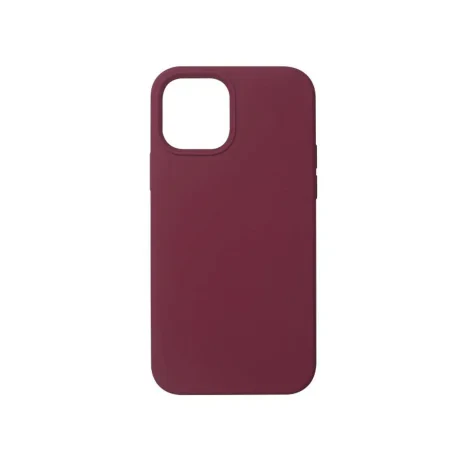Husa iPhone 12 / 12 Pro Lemontti Liquid Silicon MagSafe  Wine