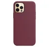 Husa iPhone 12 / 12 Pro Lemontti Liquid Silicon MagSafe  Wine