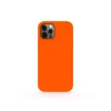 Husa iPhone 12 / 12 Pro Lemontti Liquid Silicon Orange