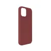 Husa iPhone 12 / 12 Pro Lemontti Silicon Silky Grena