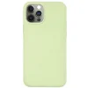 Husa iPhone 12 / 12 Pro Lemontti Silicon Silky Verde