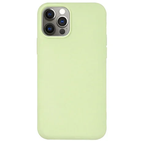 Husa iPhone 12 / 12 Pro Lemontti Silicon Silky Verde