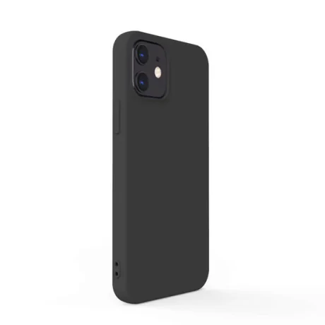 Husa iPhone 12 / 12 Pro Lemontti Silicon Soft Slim Black