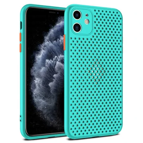 Husa iPhone 12 Mini Lemontti Bubble Turcoaz
