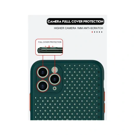 Husa iPhone 12 Mini Lemontti Bubble Verde