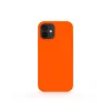 Husa iPhone 12 Mini Lemontti Liquid Silicon Orange