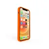Husa iPhone 12 Mini Lemontti Liquid Silicon Orange