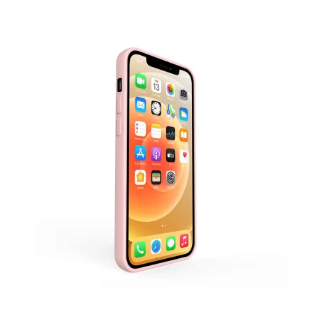 Husa iPhone 12 Mini Lemontti Silicon Soft Slim Pink Sand