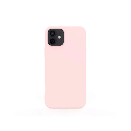 Husa iPhone 12 Mini Lemontti Silicon Soft Slim Pink Sand