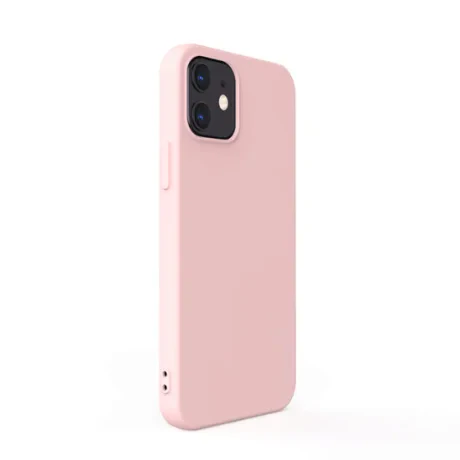 Husa iPhone 12 Mini Lemontti Silicon Soft Slim Pink Sand