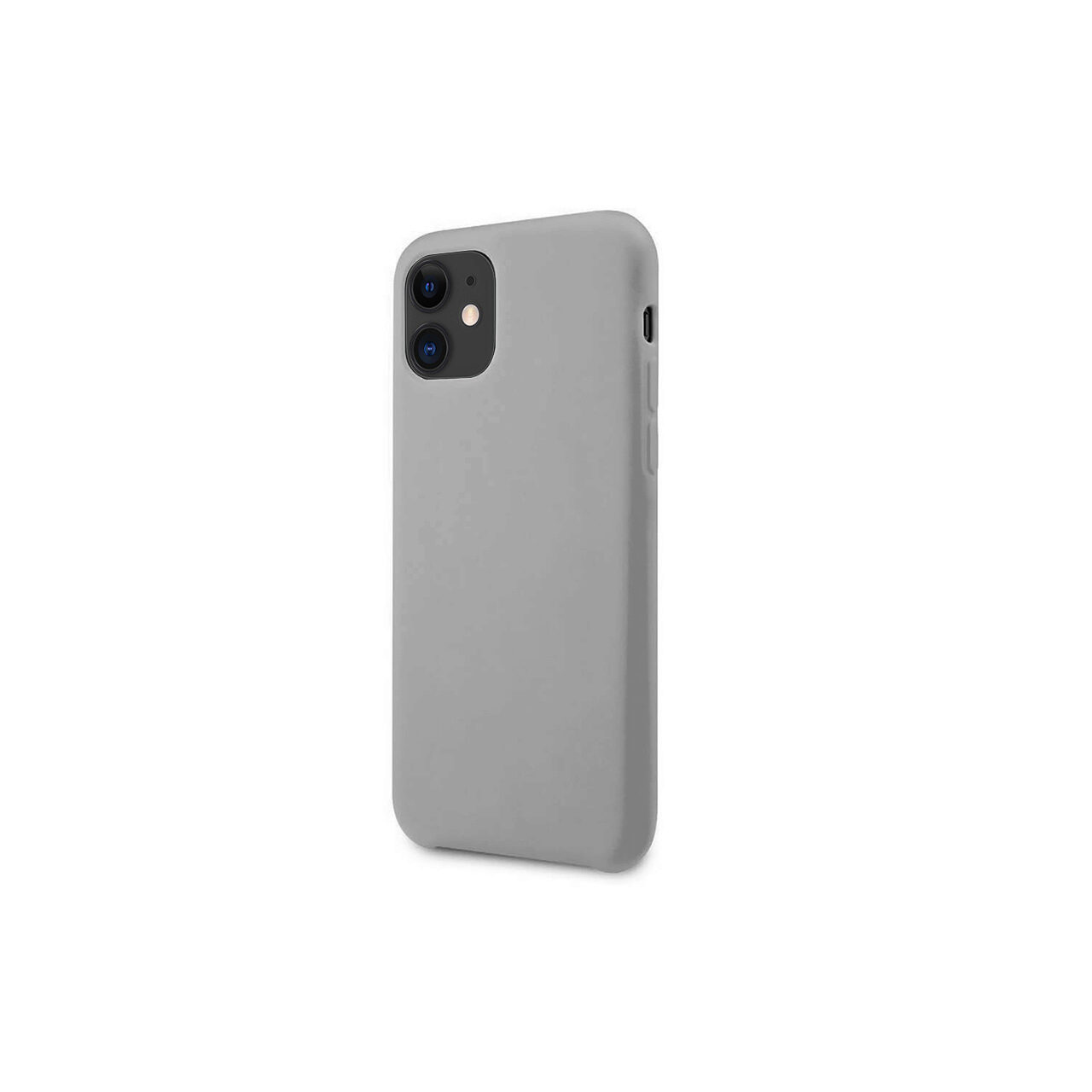 Husa iPhone 12 Mini Lemontti Silicone Lite Gri thumb