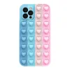 Husa iPhone 12 Pro Lemontti Heart Pop it Multicolor 1