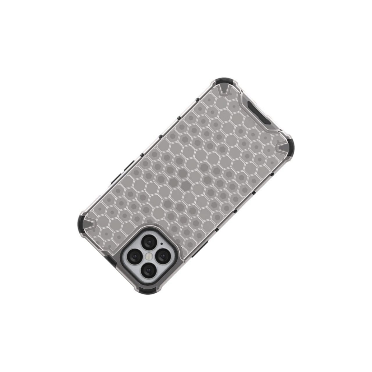 Husa iPhone 12 Pro Max Lemontti Honeycomb Red thumb