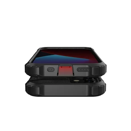 Husa iPhone 12 Pro Max Lemontti Hybrid Armor Negru