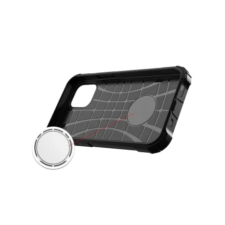 Husa iPhone 12 Pro Max Lemontti Hybrid Armor Negru