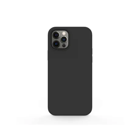 Husa iPhone 12 Pro Max Lemontti Liquid Silicon Black