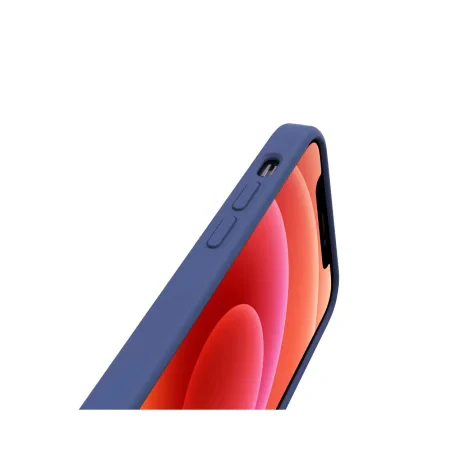 Husa iPhone 12 Pro Max Lemontti Liquid Silicon Dark Blue