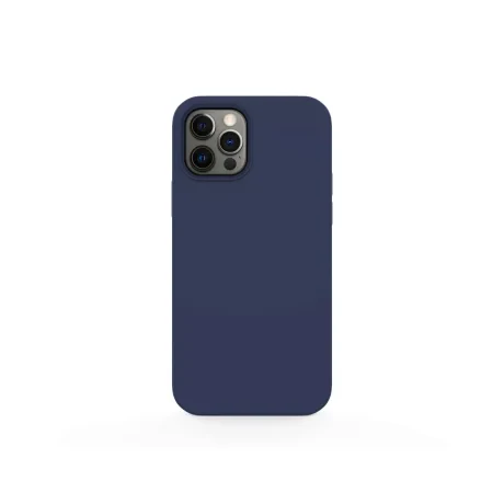 Husa iPhone 12 Pro Max Lemontti Liquid Silicon Dark Blue