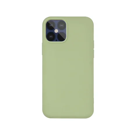 Husa iPhone 12 Pro Max Lemontti Silicon Silky Verde