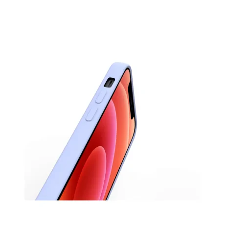 Husa iPhone 12 Pro Max Lemontti Silicon Soft Slim Lavender Gray