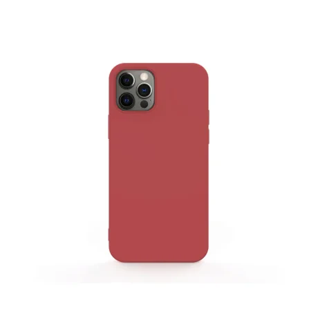 Husa iPhone 12 Pro Max Lemontti Silicon Soft Slim Santa Red