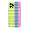 Husa iPhone 13 Lemontti Heart Pop it Multicolor 4