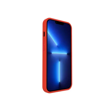 Husa iPhone 13 Lemontti Liquid Silicon Red