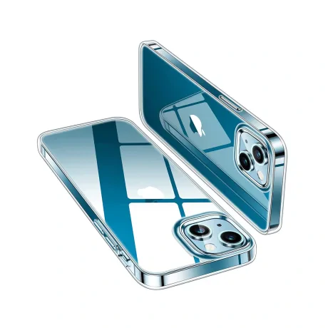 Husa iPhone 13 Lemontti Silicon Transparent