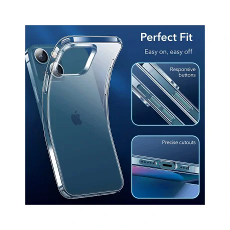 Husa iPhone 13 Lemontti Silicon Transparent