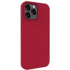 Husa iPhone 13 Pro Lemontti Liquid Silicon Dark Red