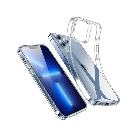 Husa iPhone 13 Pro Lemontti Silicon Transparent