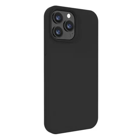 Husa iPhone 13 Pro Max Lemontti Liquid Silicon Black