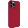 Husa iPhone 13 Pro Max Lemontti Liquid Silicon Dark Red
