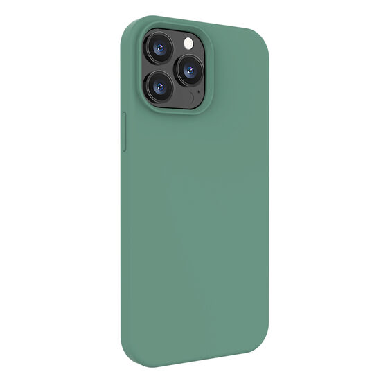 Husa iPhone 13 Pro Max Lemontti Liquid Silicon Forest Green thumb
