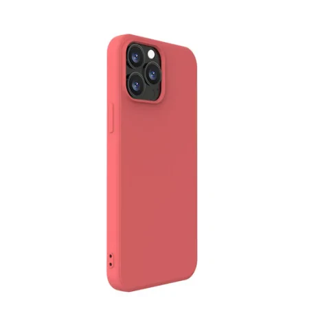 Husa iPhone 13 Pro Max Lemontti Silicon Soft Slim Santa Red