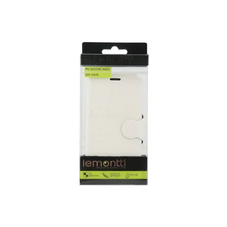 Husa iPhone 7/8/SE2020/SE2022 Lemontti Book Jelly Alb