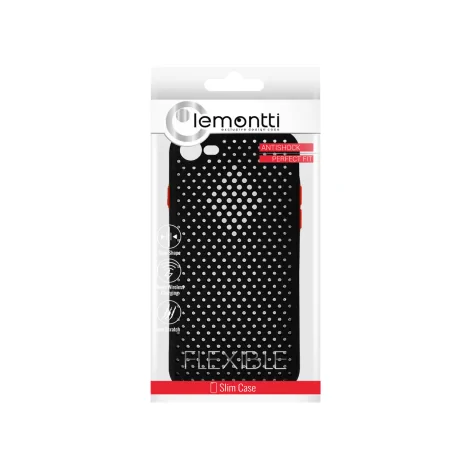 Husa iPhone 7/8/SE2020/SE2022 Lemontti Bubble Negru